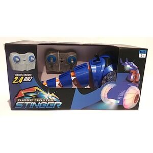 Turbo Twister Stinger/Radio Control Blue 2.4 GHZ Mindscope Prod. LED Lights New